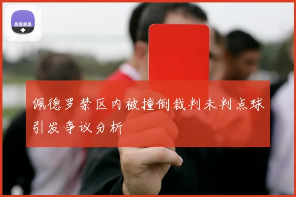 佩德罗禁区内被撞倒裁判未判点球引发争议分析